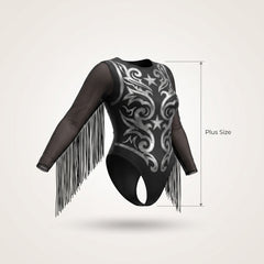 Glamorous Cowgirl Plus Size Bodysuit - Halloween Special