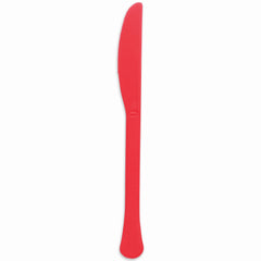 Heavy Duty Red Plastic Knives - 7.5 in.