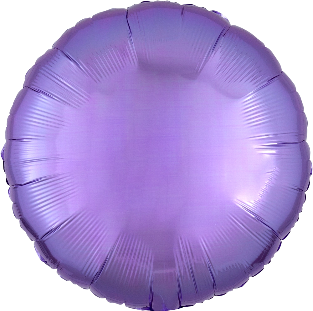 Lavender Metallic Foil Balloon - 18 Inch Circle