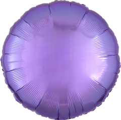 Lavender Metallic Foil Balloon - 18 Inch Circle