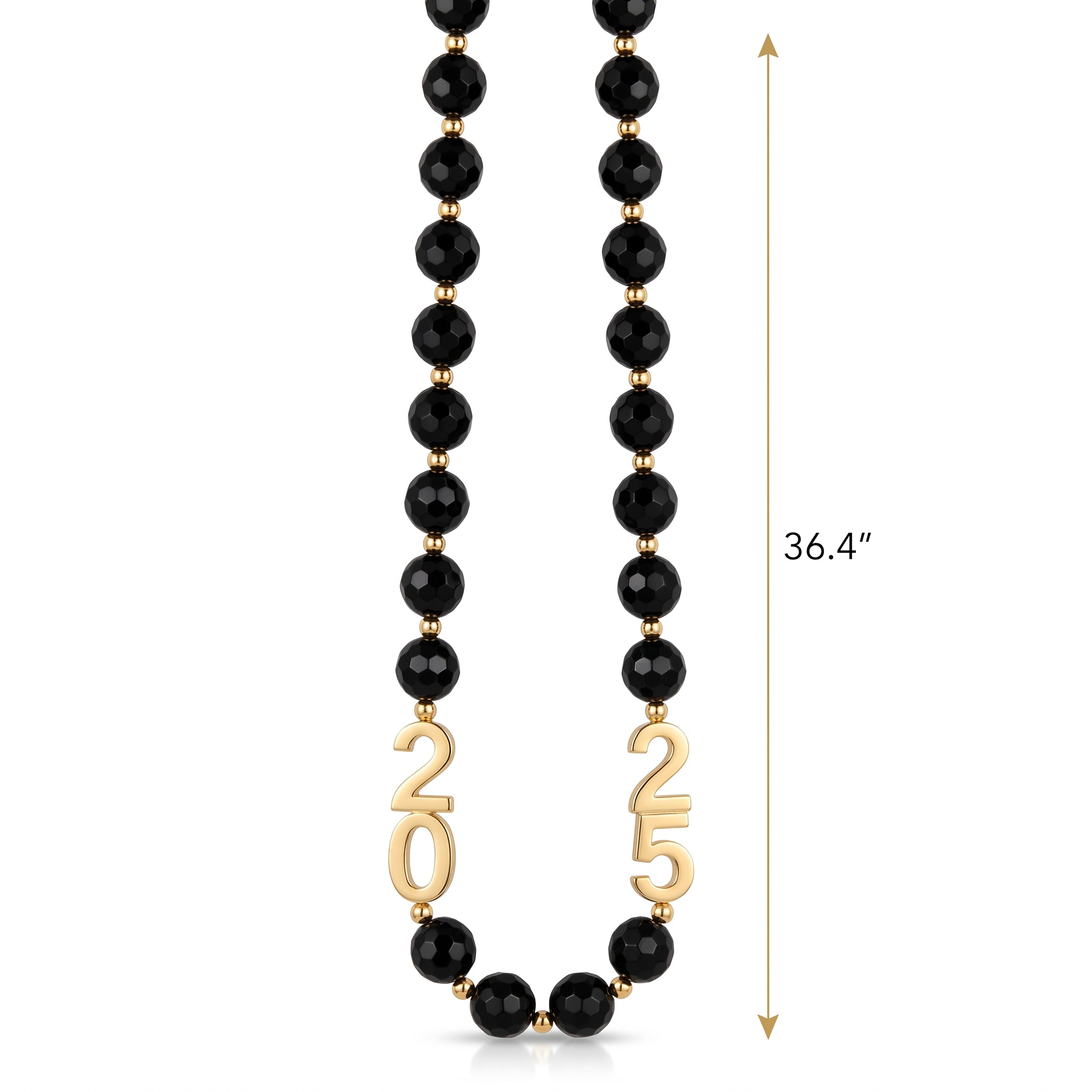 2025 New Year's Eve Celebration Bead Necklace