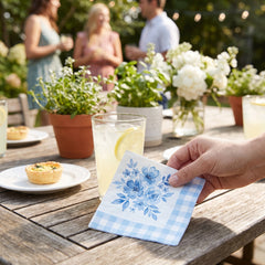Baby in Bloom Beverage Napkins - 5 In. X 5 In.