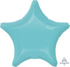 19" Robin's Egg Blue Star Foil Balloon