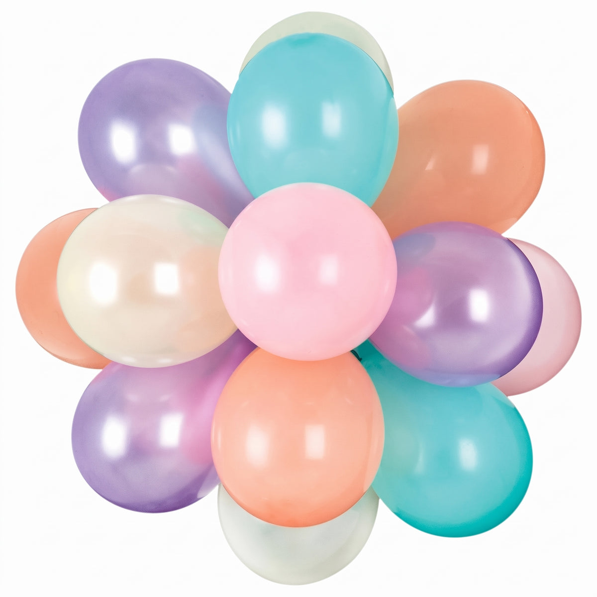 Sorbet Sphere Latex Balloon Chandelier