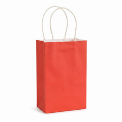 Small Red Kraft Gift Bag