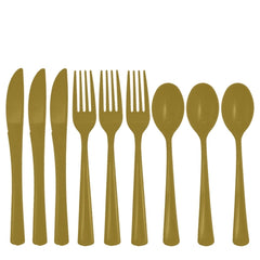 Gold Cutlery Combo Pack - 24 Ct.