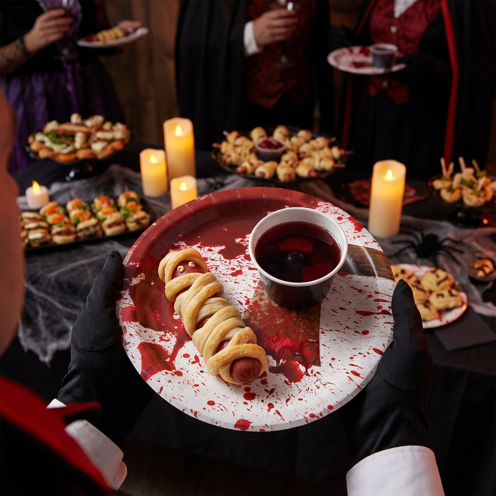 Get Axed 10" Halloween Party Plates