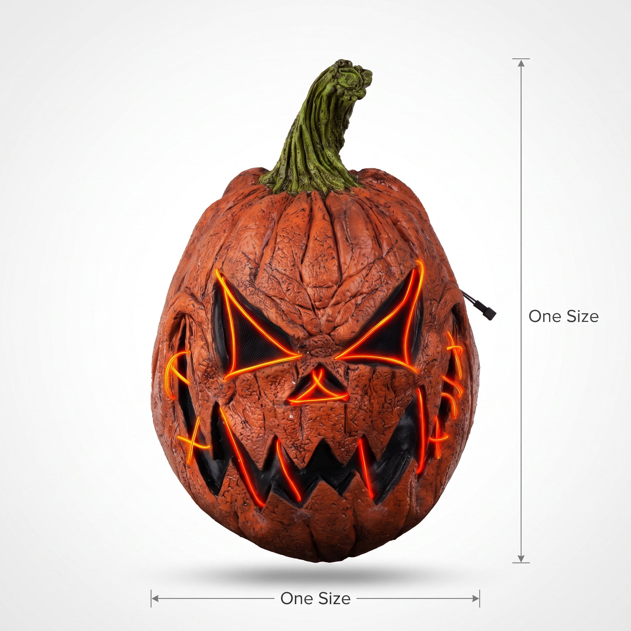 LED Glowing Jack O'Lantern Halloween Mask