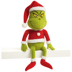 Dr. Seuss The Grinch Posable Sitting Plush Decoration - 20-Inch
