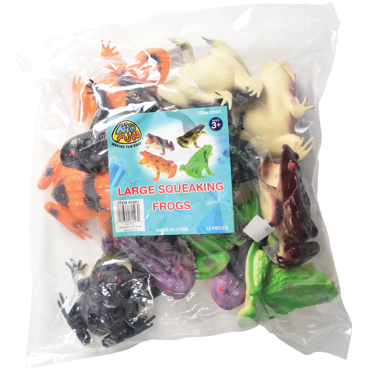 Large Squeaking Frogs