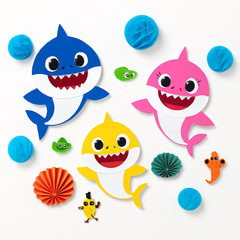 Baby Shark Wall Decoration Kit for Kids' Parties