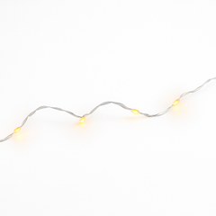 Amber Fairy LED String Lights - 5.5 ft Battery Operated