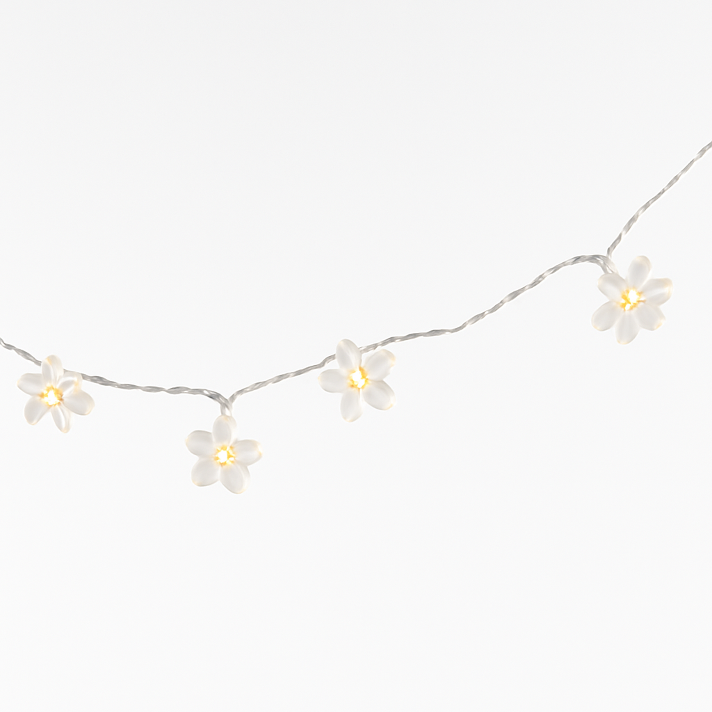 Flower Fairy LED String Lights, 5.5-ft, Soft White Floral Glow