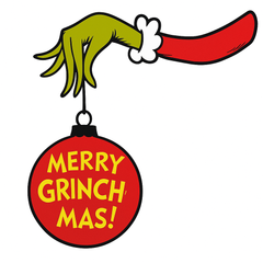 Dr. Seuss The Grinch "Merry Grinchmas" Door Decoration