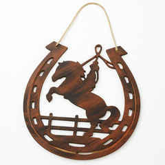 Western Horseshoe MDF Hanging Decoration