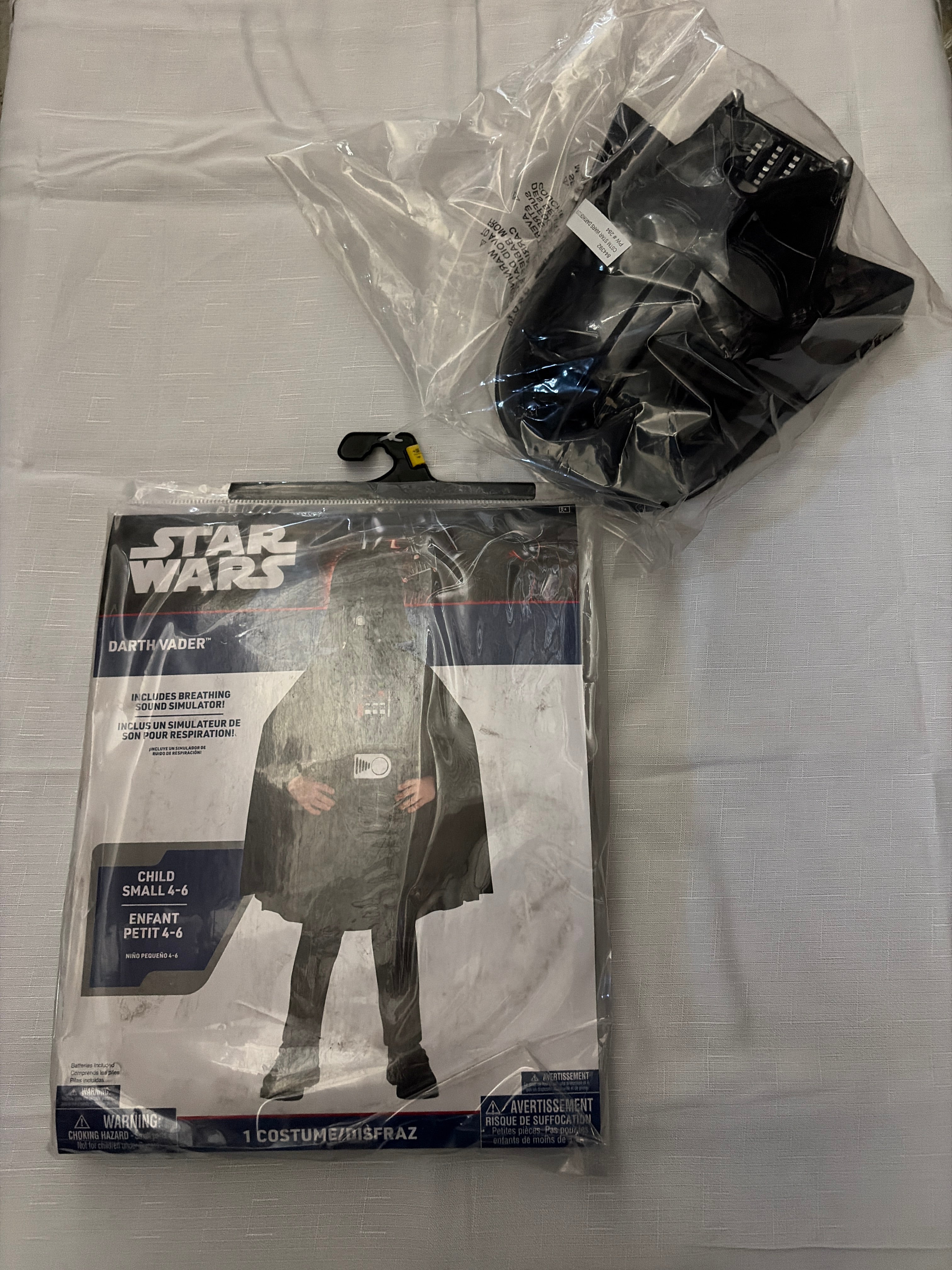 Kids' Star Wars Darth Vader Costume with Mask & Breathing Simulator