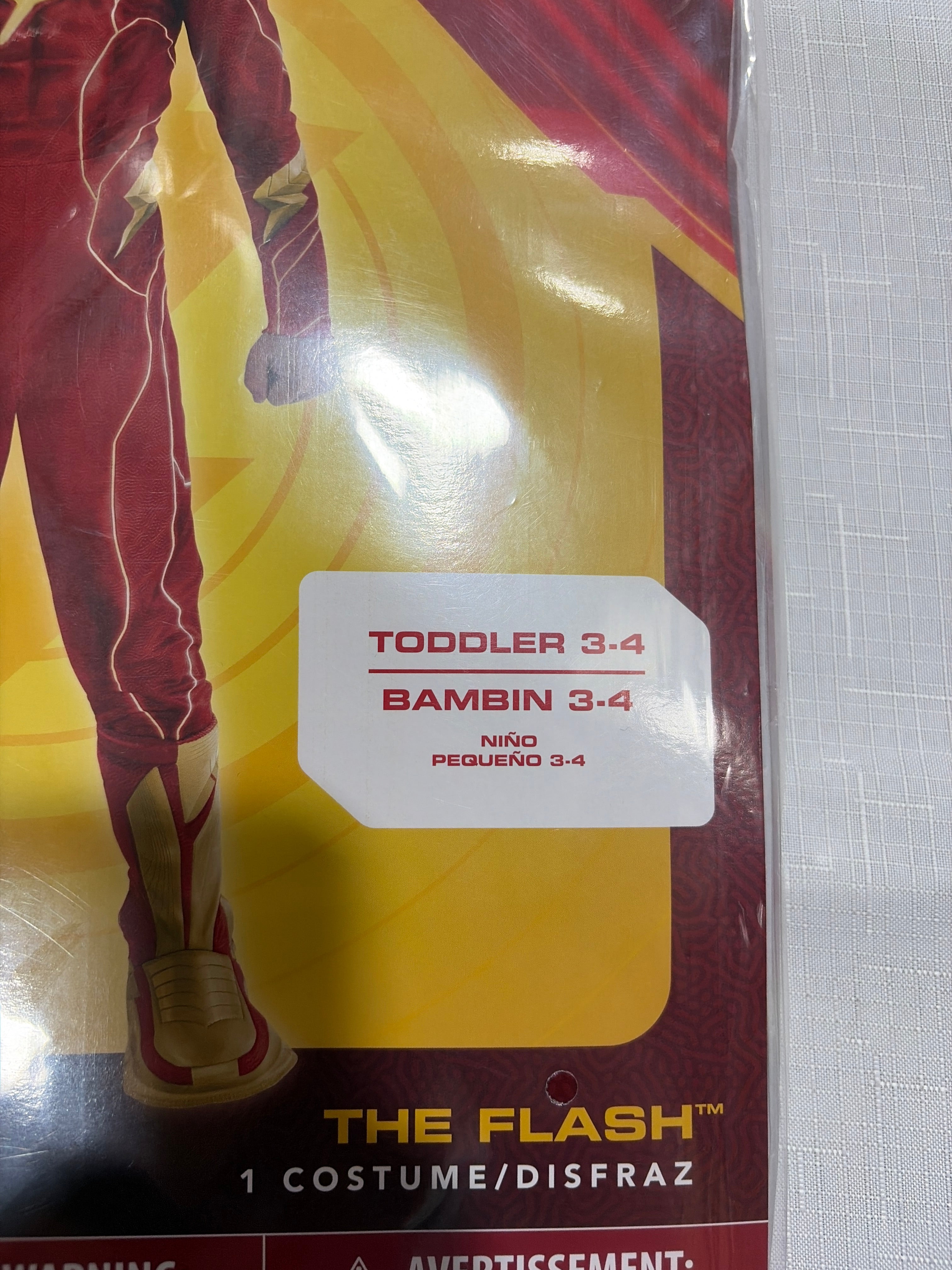 The Flash Movie Boys' Halloween Costume - Toddler (3-4)