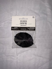 Black Silk Pirate Eye Patch Costume Accessory