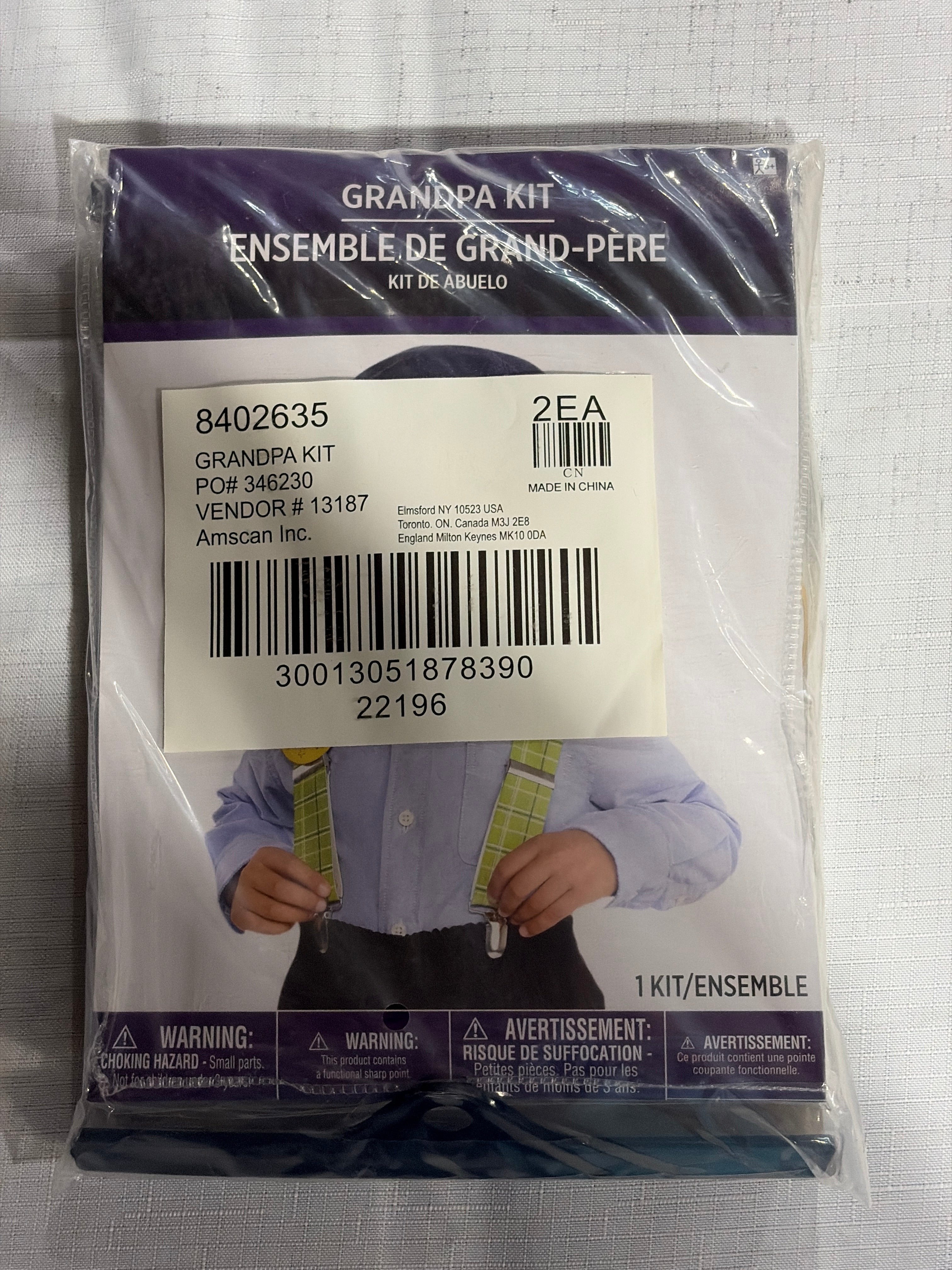 Junior Grandpa Costume Kit - One Size