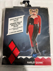 DC Comics Harley Quinn Halloween Costume for Women - Adult 2XL (18-20)