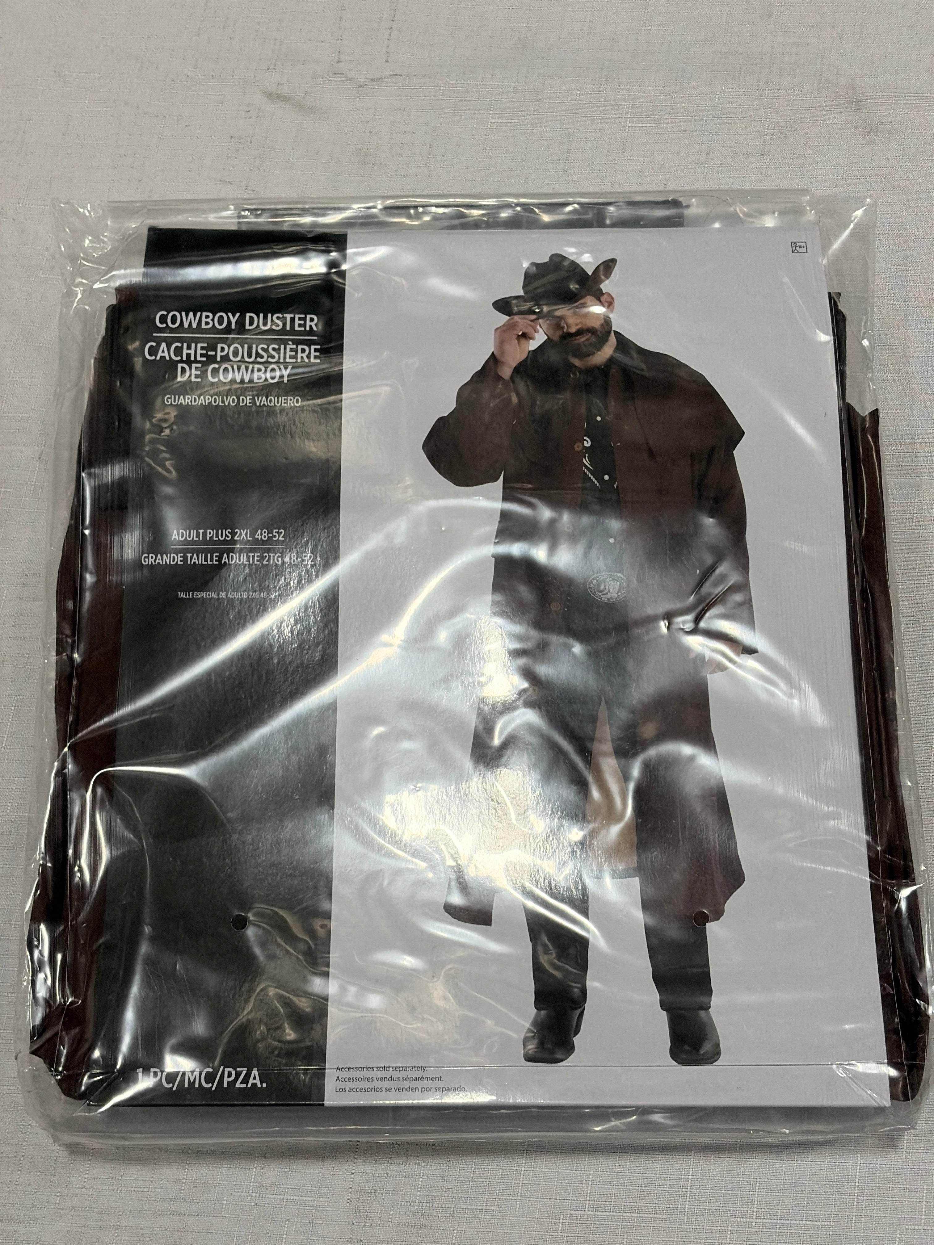 Men's Western Duster Costume Coat - Halloween Edition