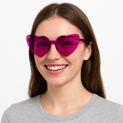 Valentine's Day Heart-Shaped Glasses Multipack - 10 Count