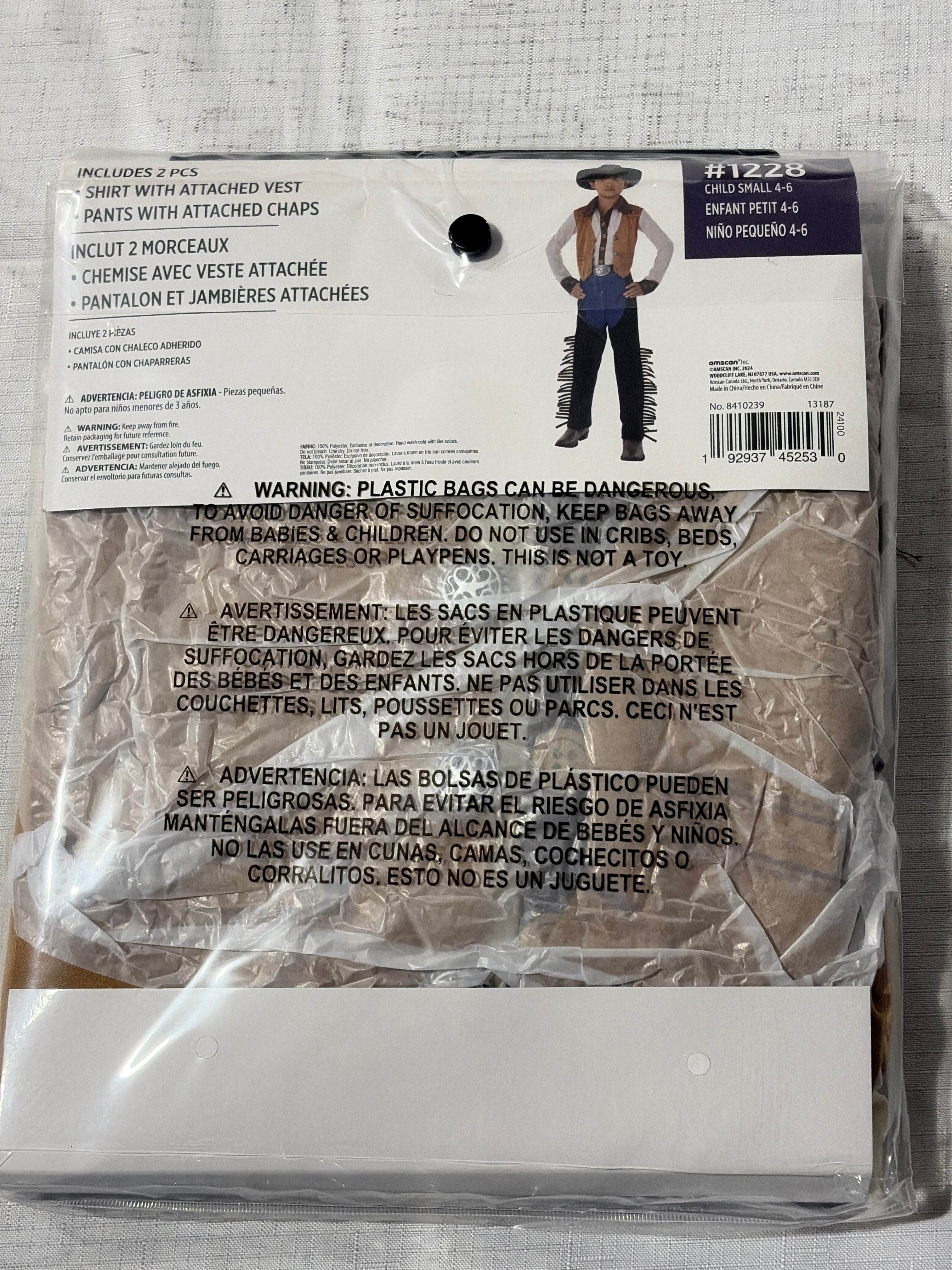 Boys' Cowboy Adventure Halloween Costume
