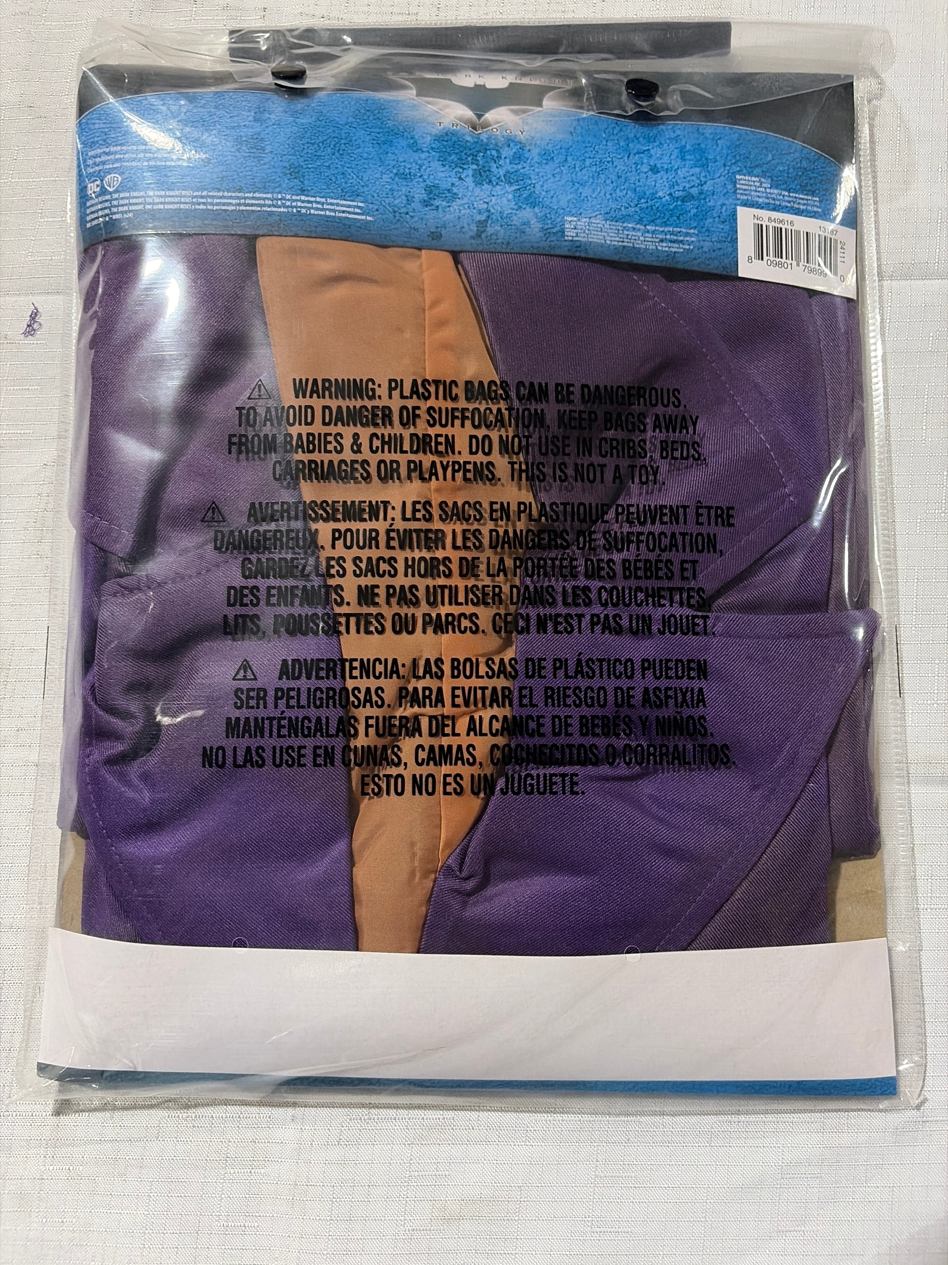 The Dark Knight Joker Halloween Tailcoat Jacket - Adult One Size