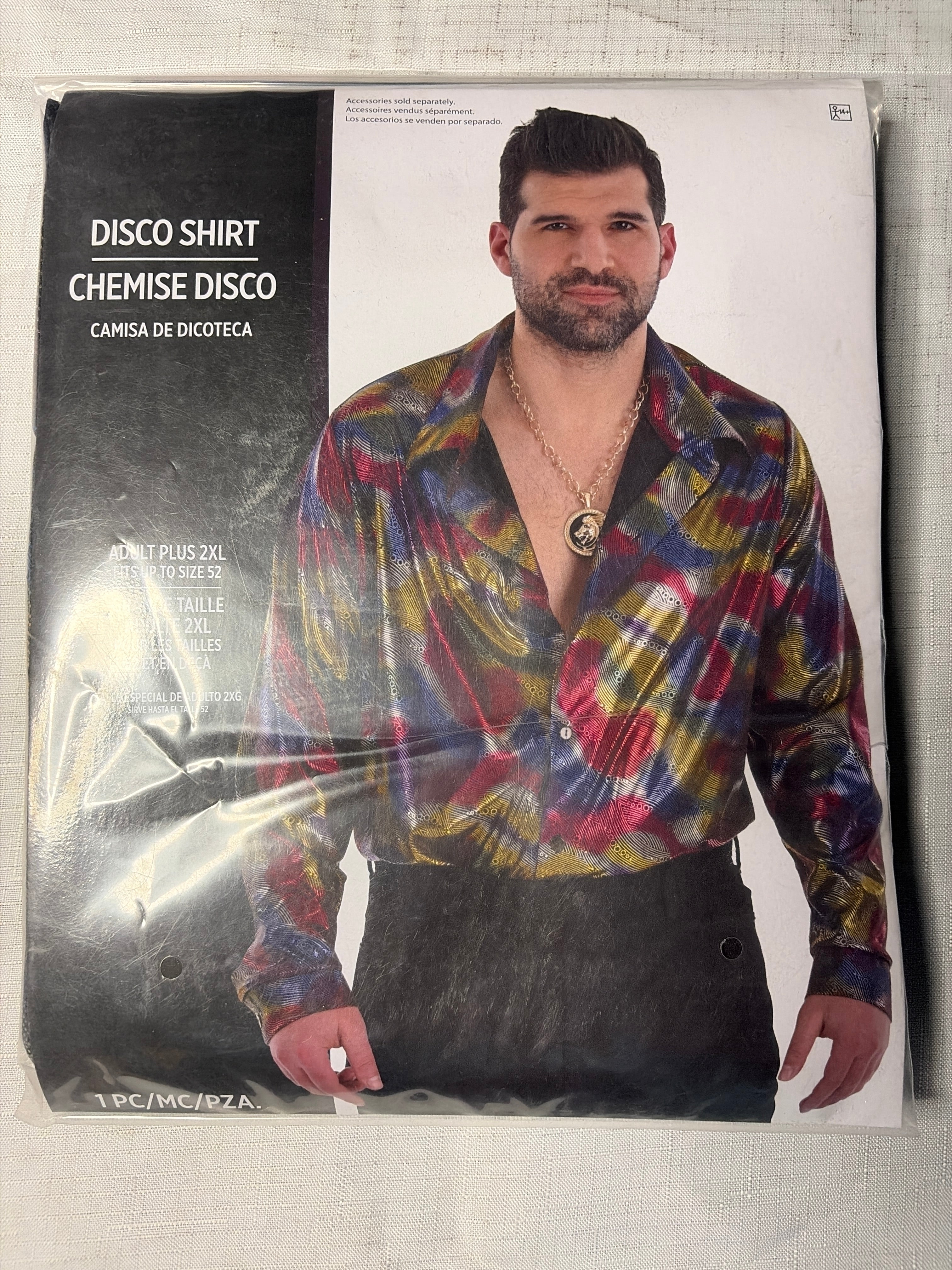Men's Funkadelic Disco Shirt - 1970s Retro Swirl Design