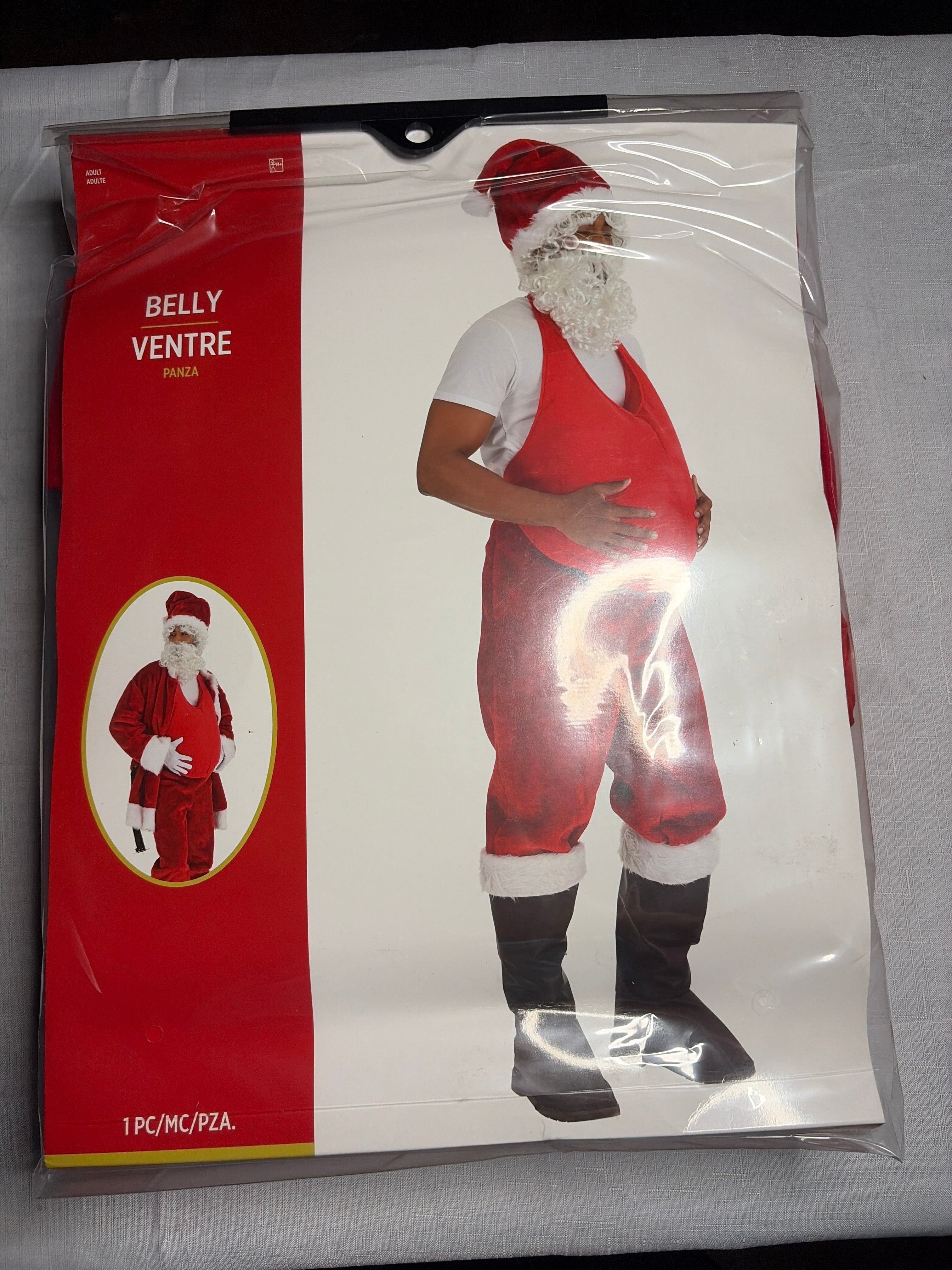 Santa Claus Filled Belly Costume Accessory
