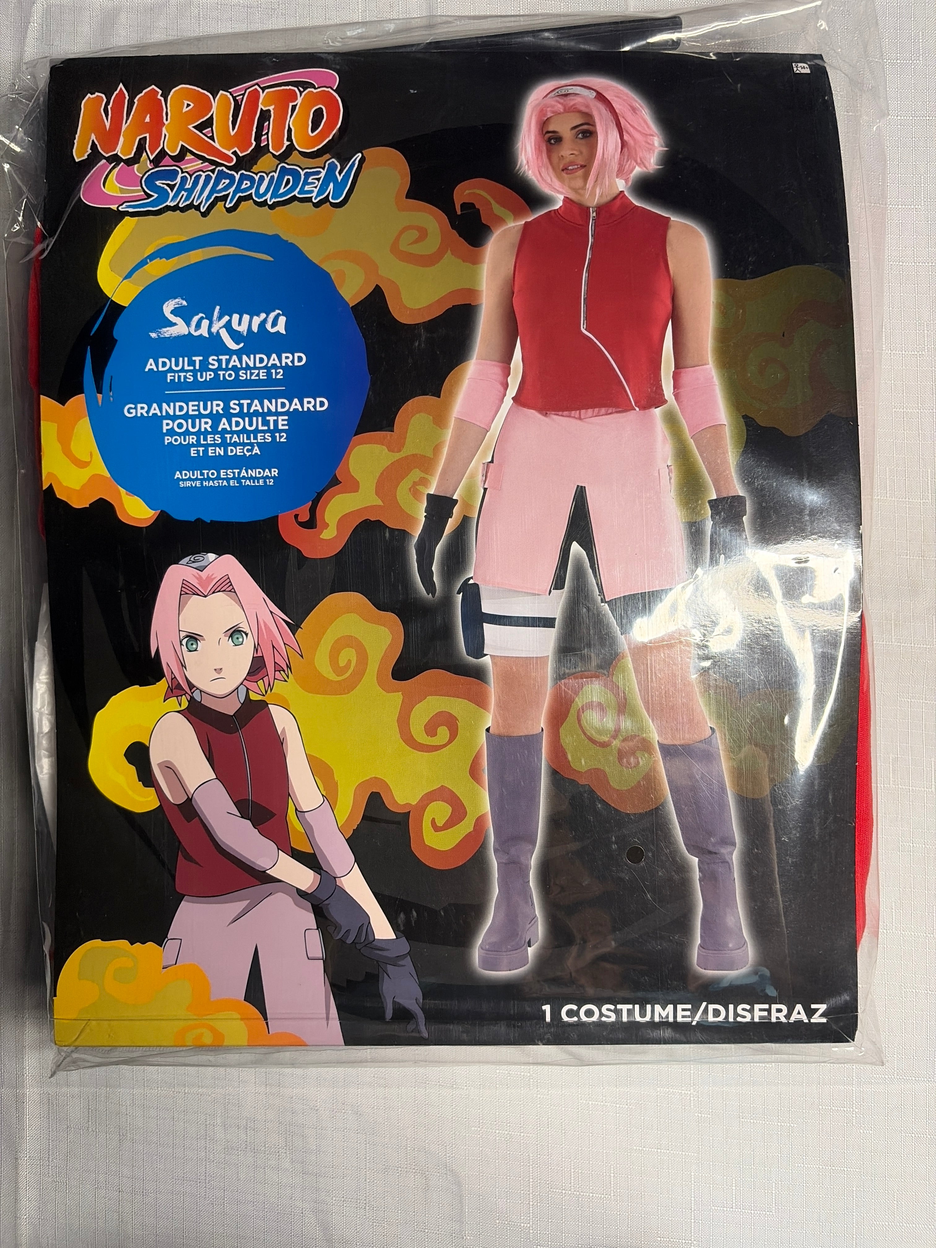 Sakura Haruno Naruto Cosplay Costume for Women - Halloween Special - Adult One Size