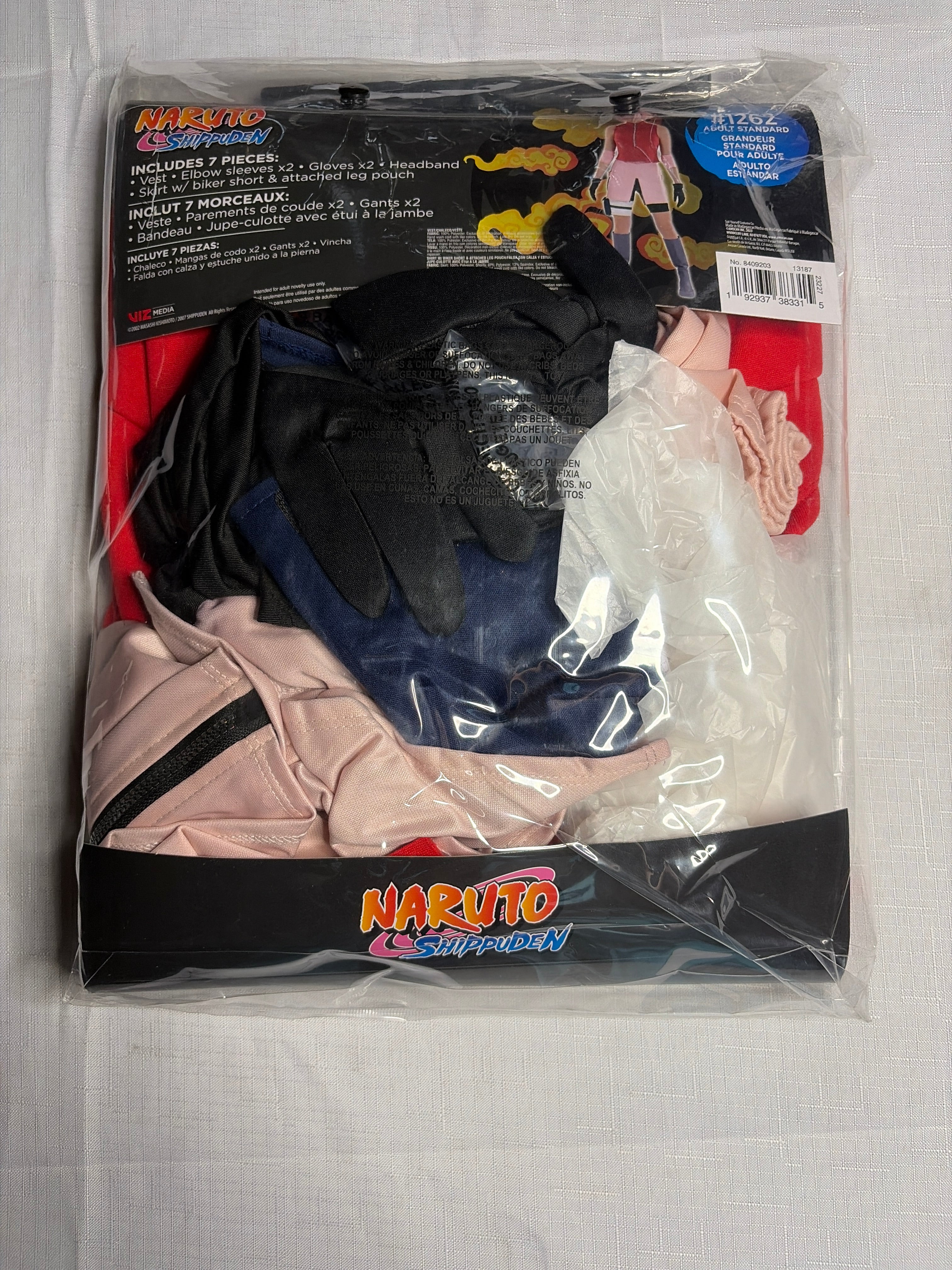 Sakura Haruno Naruto Cosplay Costume for Women - Halloween Special - Adult One Size