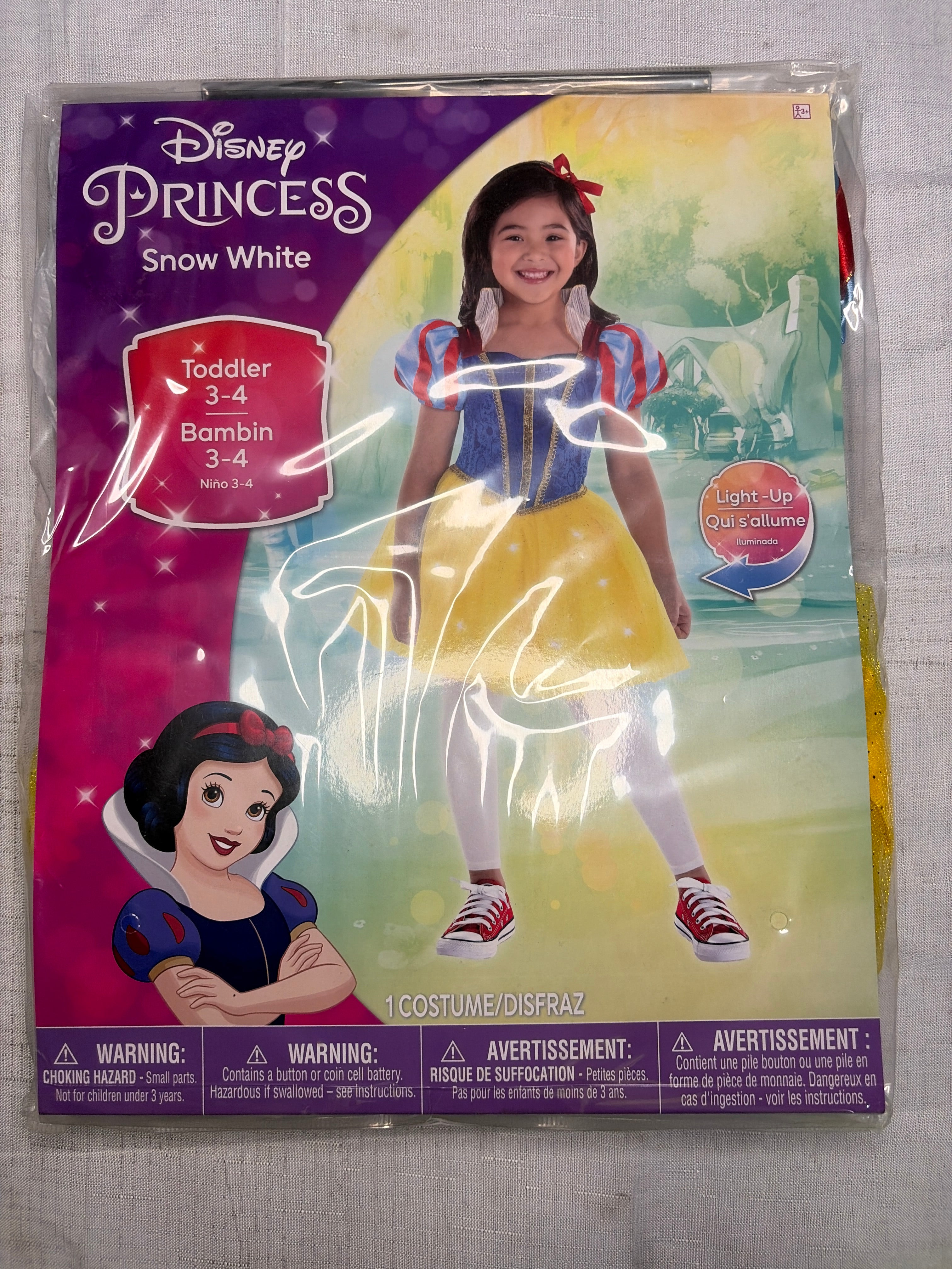 Disney Snow White Light-Up Princess Dress Costume for Kids - Toddler (3-4)