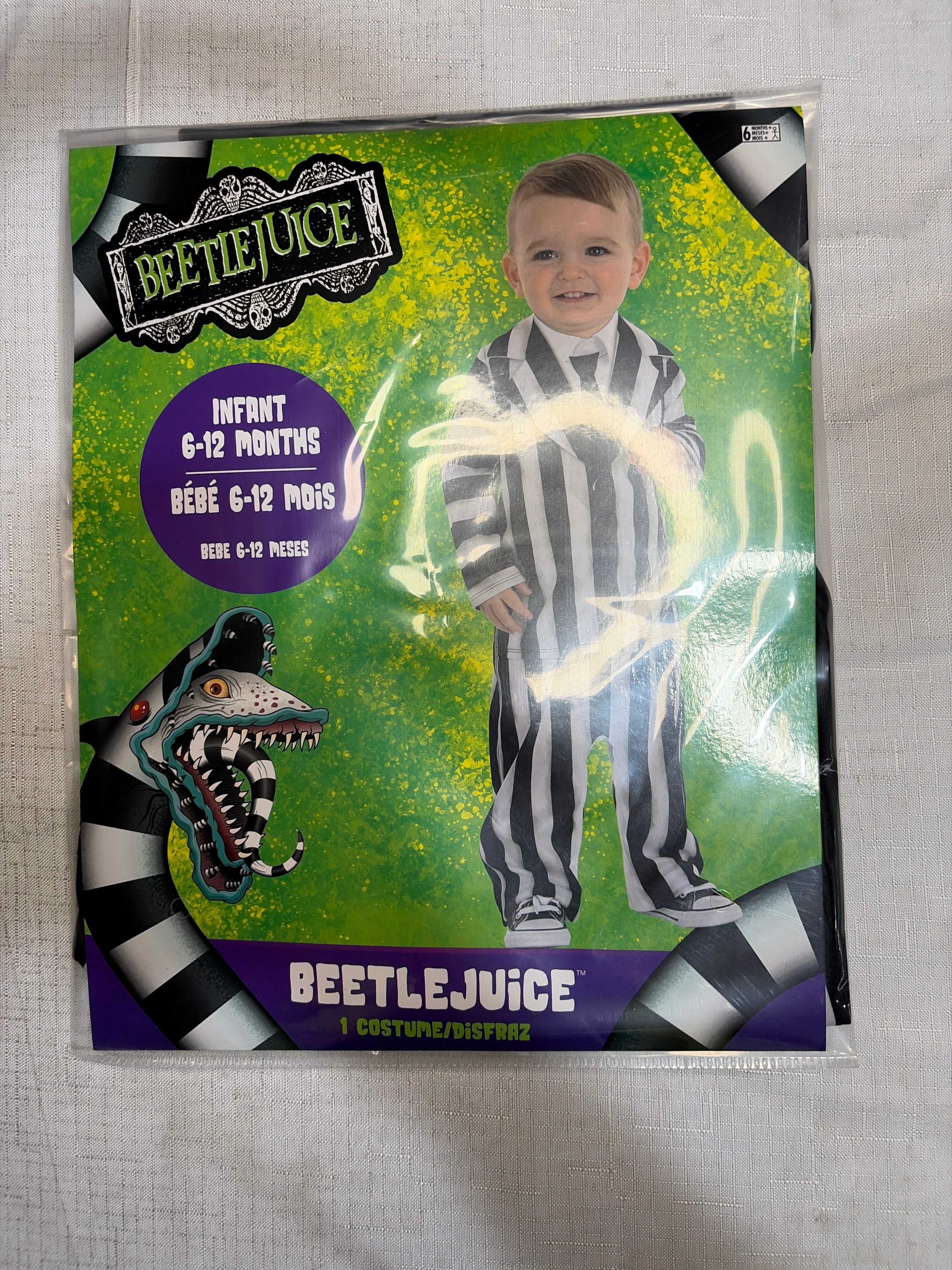 Infant Beetlejuice Halloween Costume (6-12 Months)