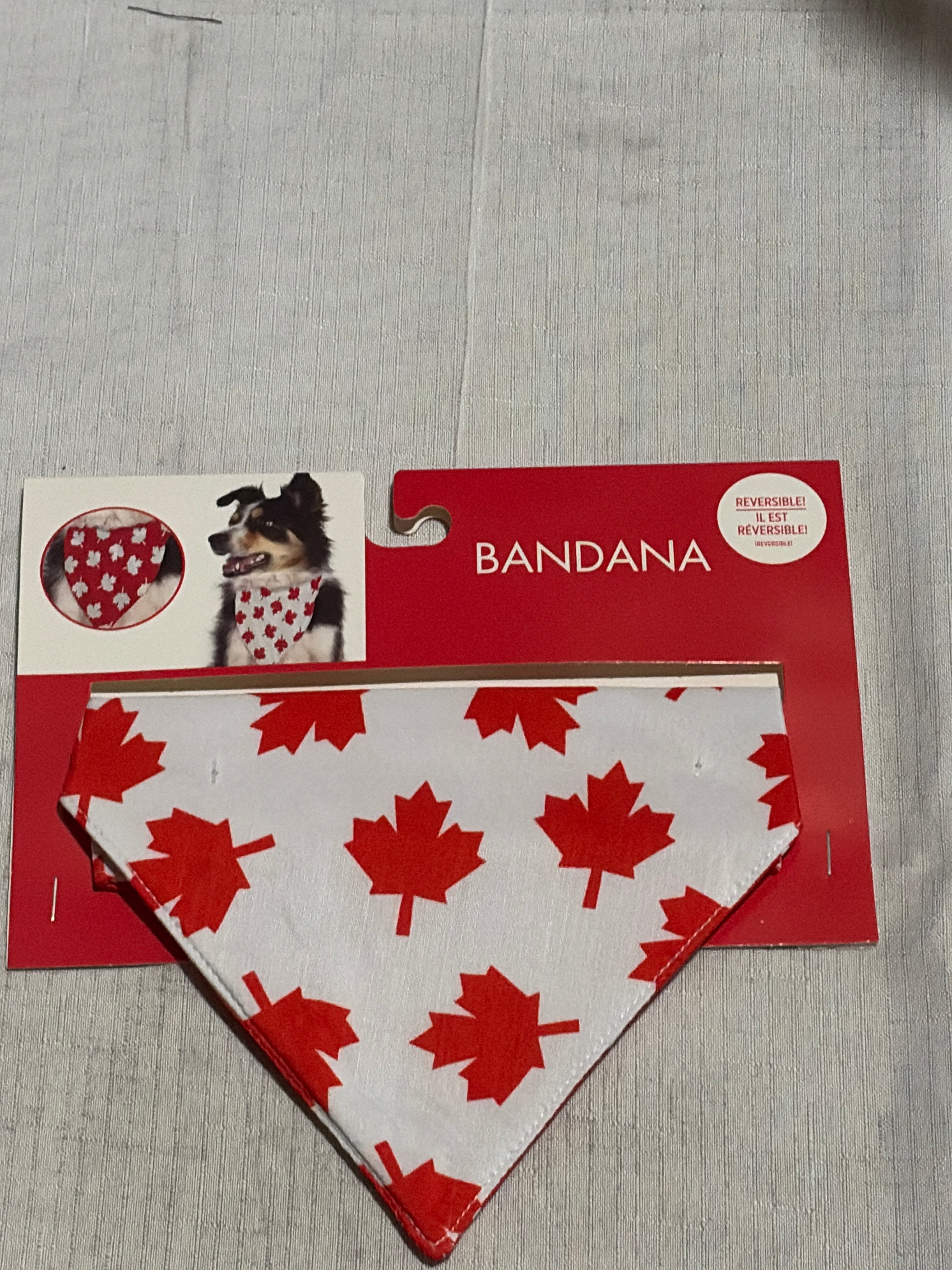 Canada Day Reversible Pet Bandana