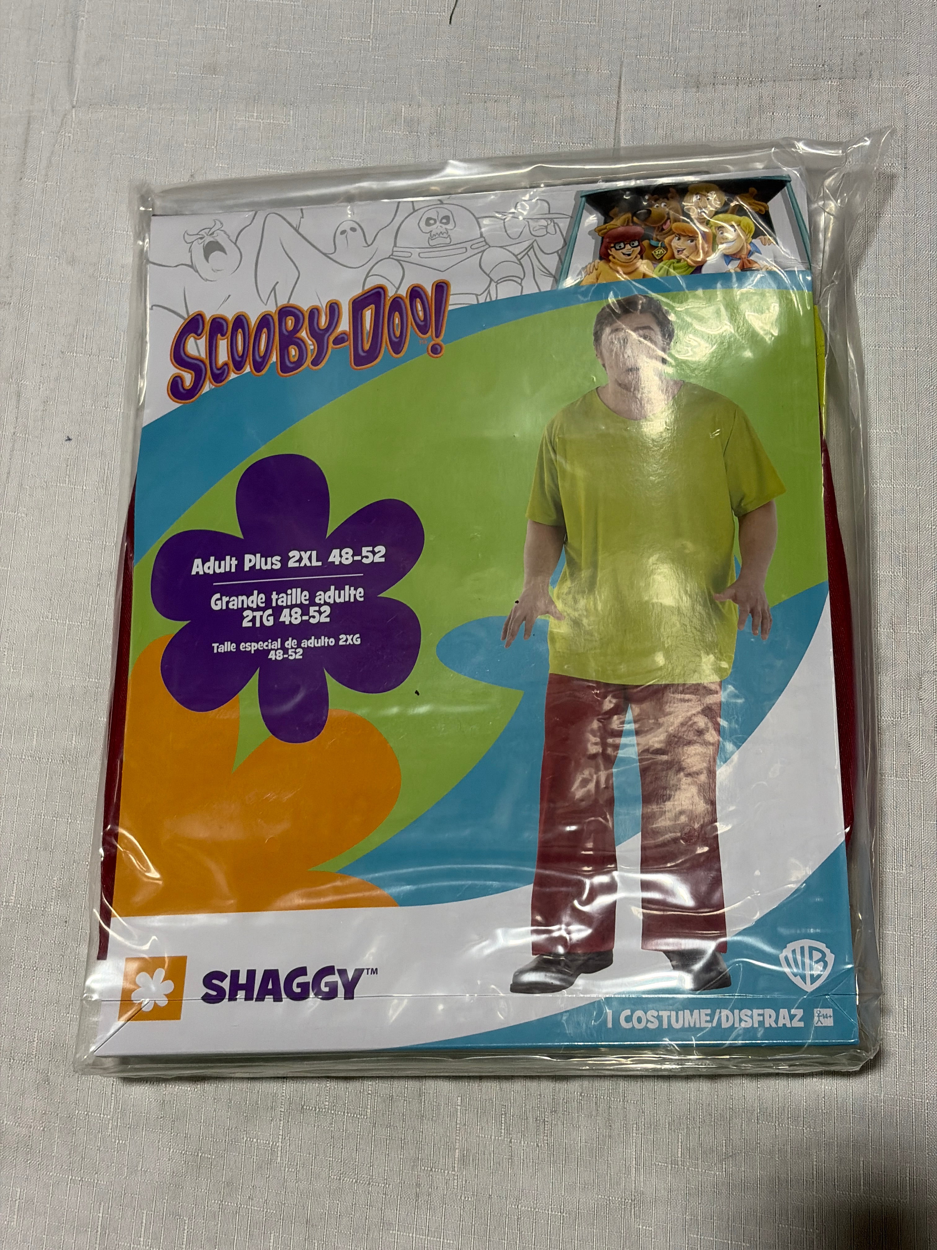 Shaggy Retro Halloween Costume for Adults