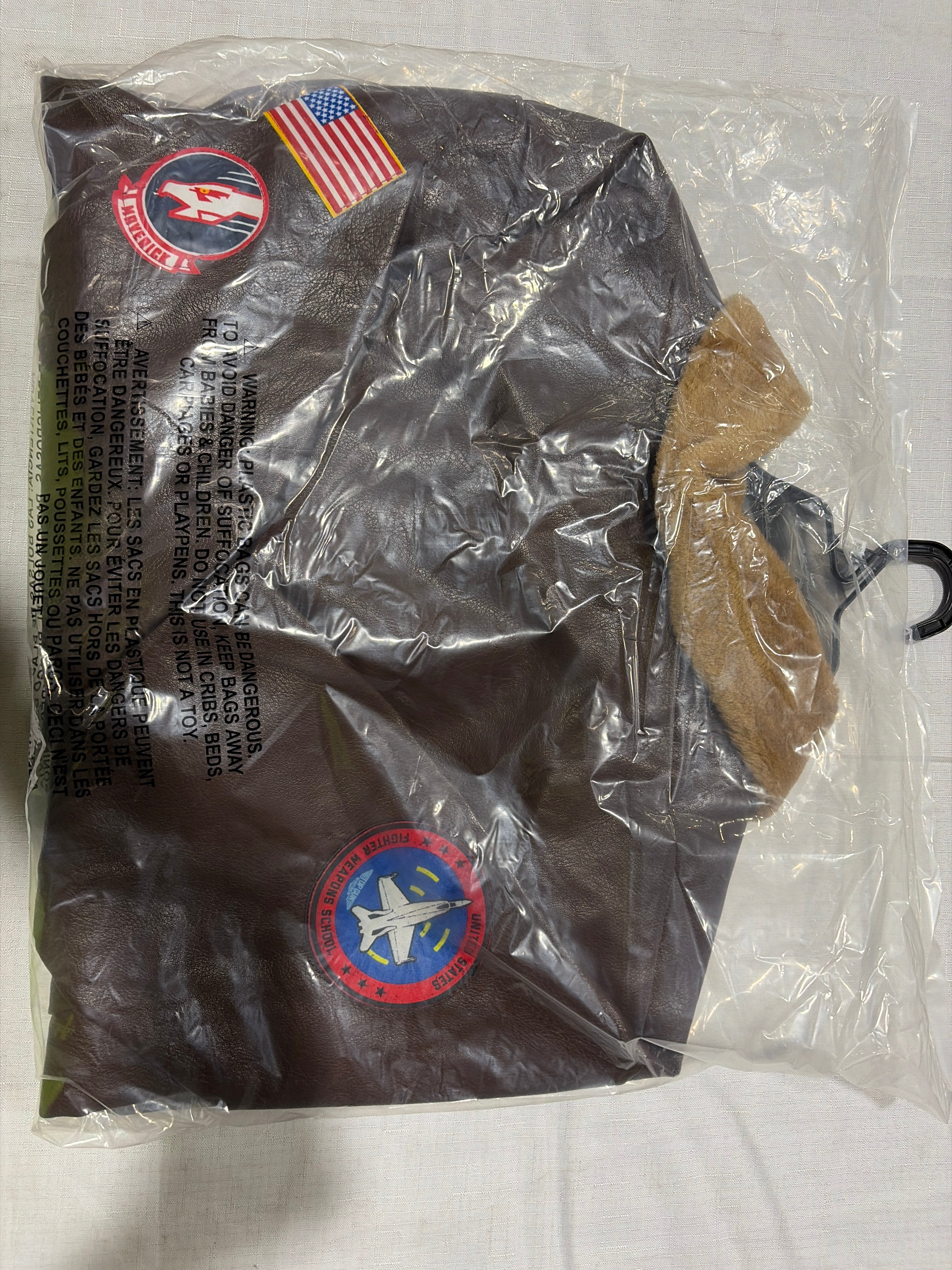 Top Gun Maverick Bomber Jacket Costume Accessory - Adult 2XL (48-52)
