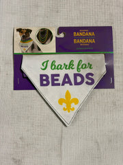 Mardi Gras Pet Bandana - Masquerade Costume Accessory