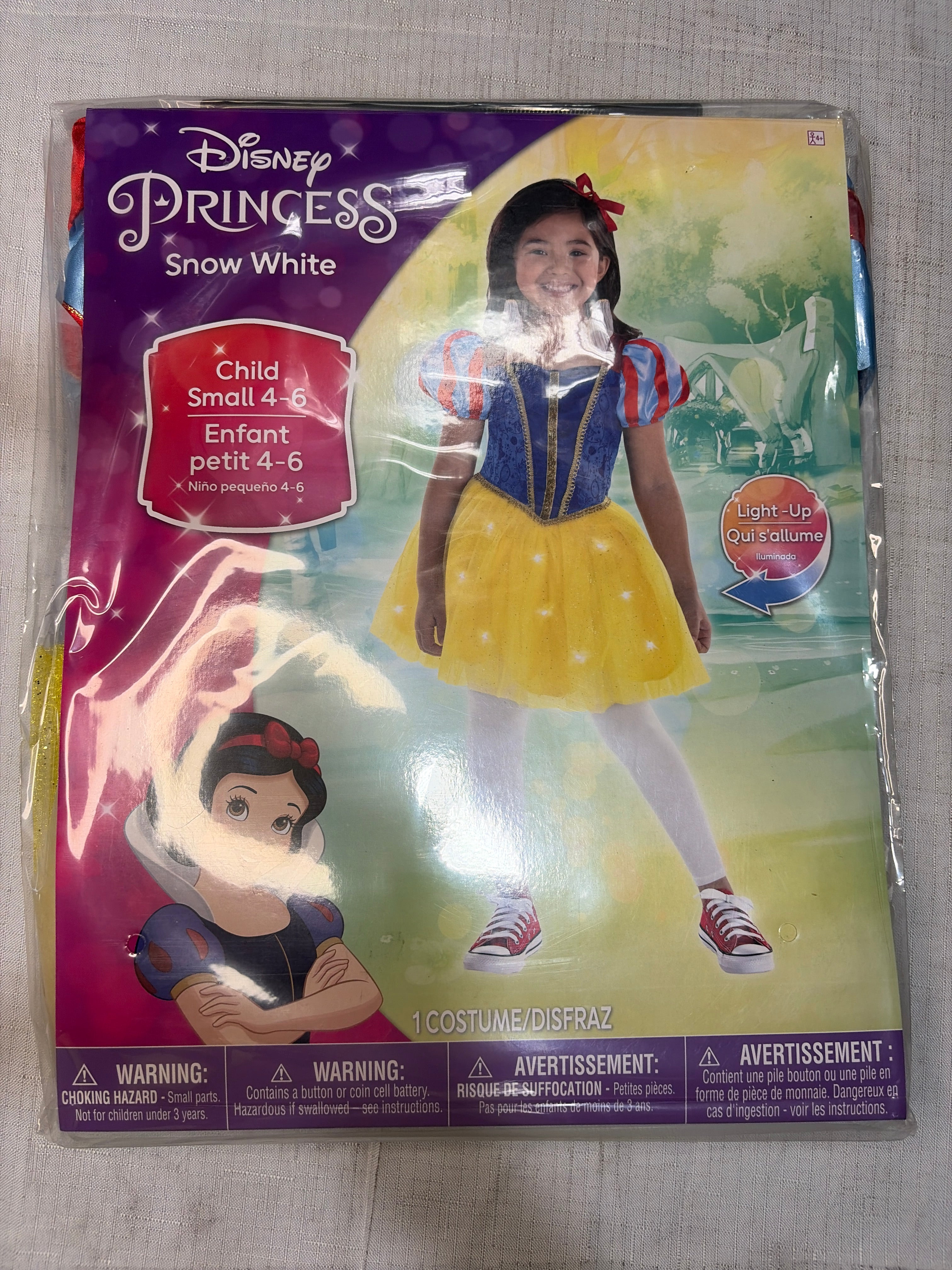 Disney Princess Snow White Light-Up Costume for Kids - Child S (4-6)