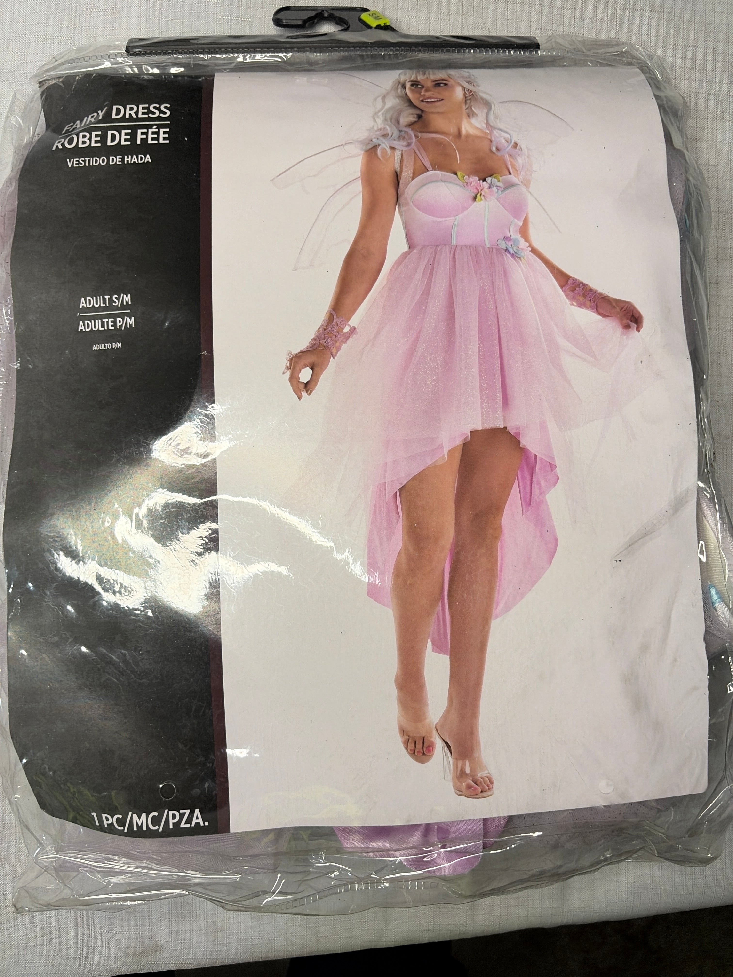 Enchanting Fairy Dress for Women - Knee-Length High-Low with Corset Bodice - Adult S/M