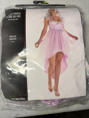 Enchanting Fairy Dress for Women - Knee-Length High-Low with Corset Bodice - Adult S/M