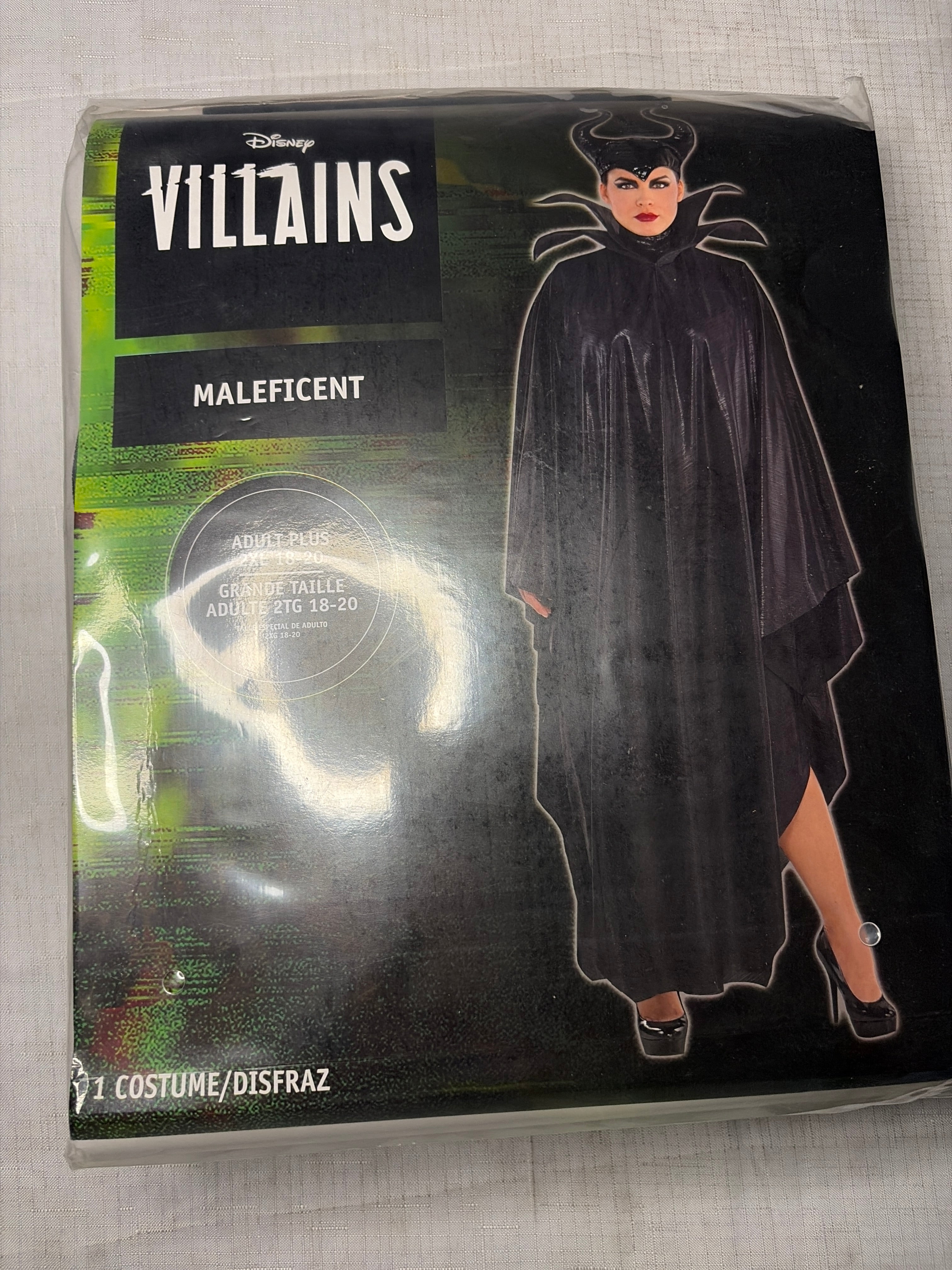 Women's Plus Size Disney Maleficent Halloween Costume - Adult 2XL (18-20)