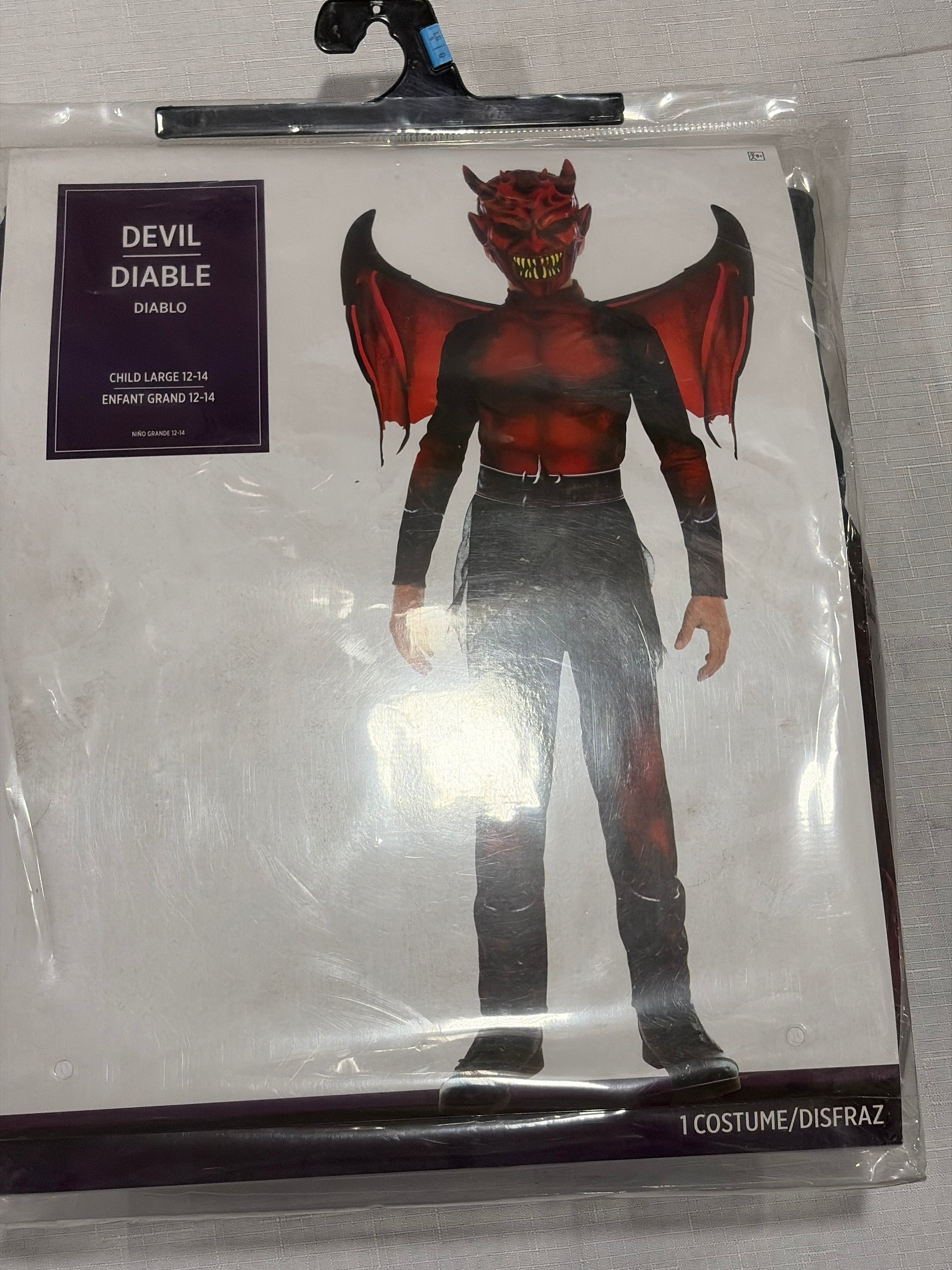 Devil Boy Halloween Costume with Wings