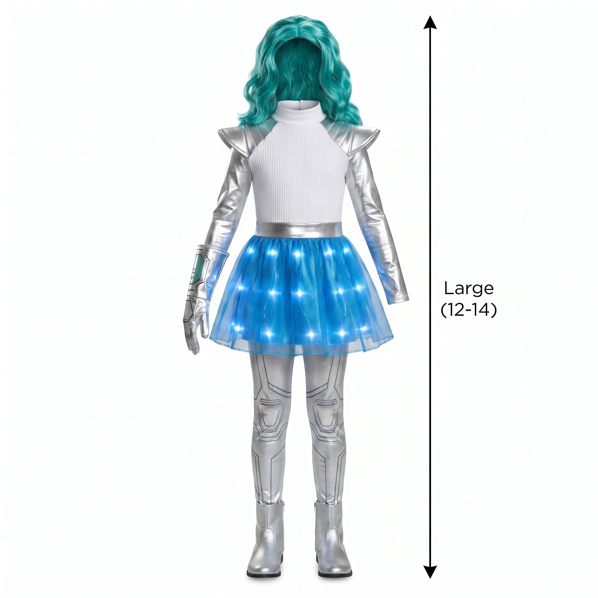 Disney Zombies 3 Addison Alien Girl's Halloween Costume with Light-Up Features
