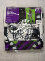 Women's Beetlejuice Striped Costume - Adult L