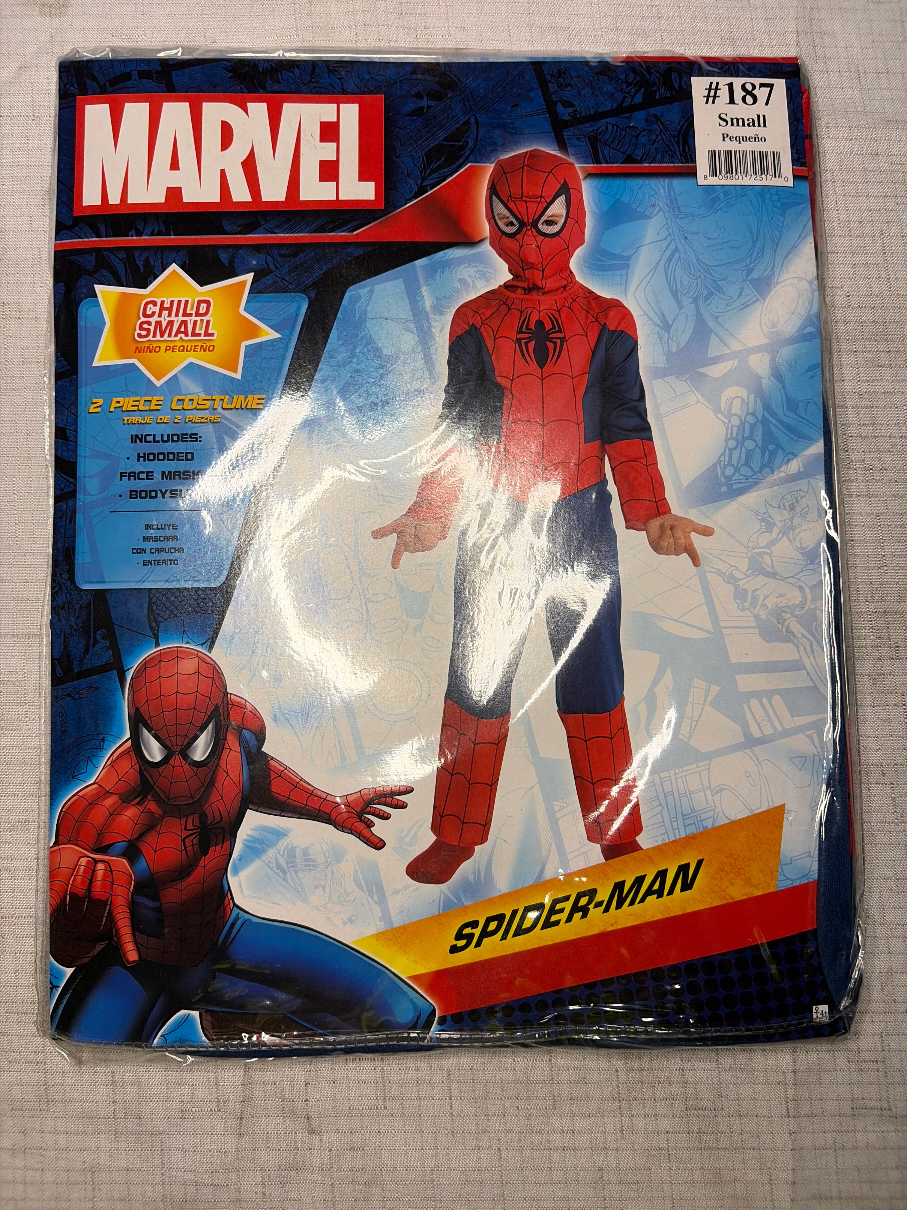 Marvel Child Classic Spider-Man Costume - Child S