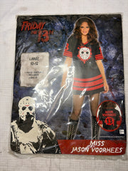 Women's Friday the 13th Miss Voorhees Halloween Costume Dress - Adult L (10-12)