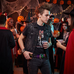 Punk Rock Halloween Costume Belt