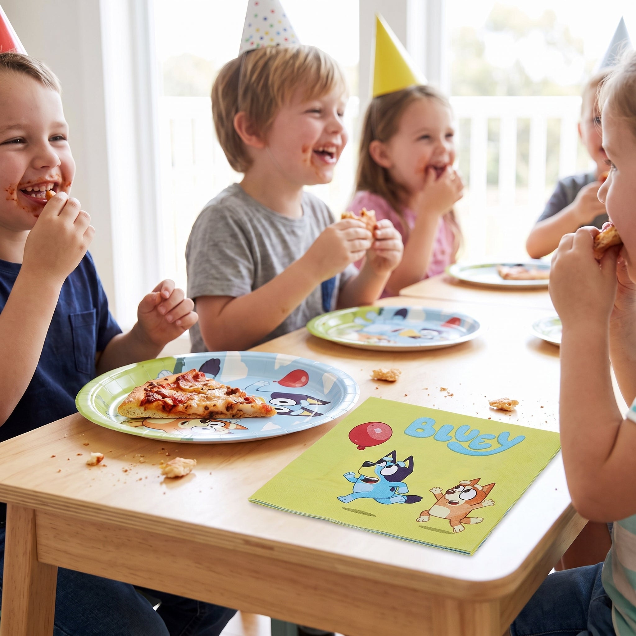 Bluey Birthday Party Lunch Napkins - 6.5 In. x 6.5 In.