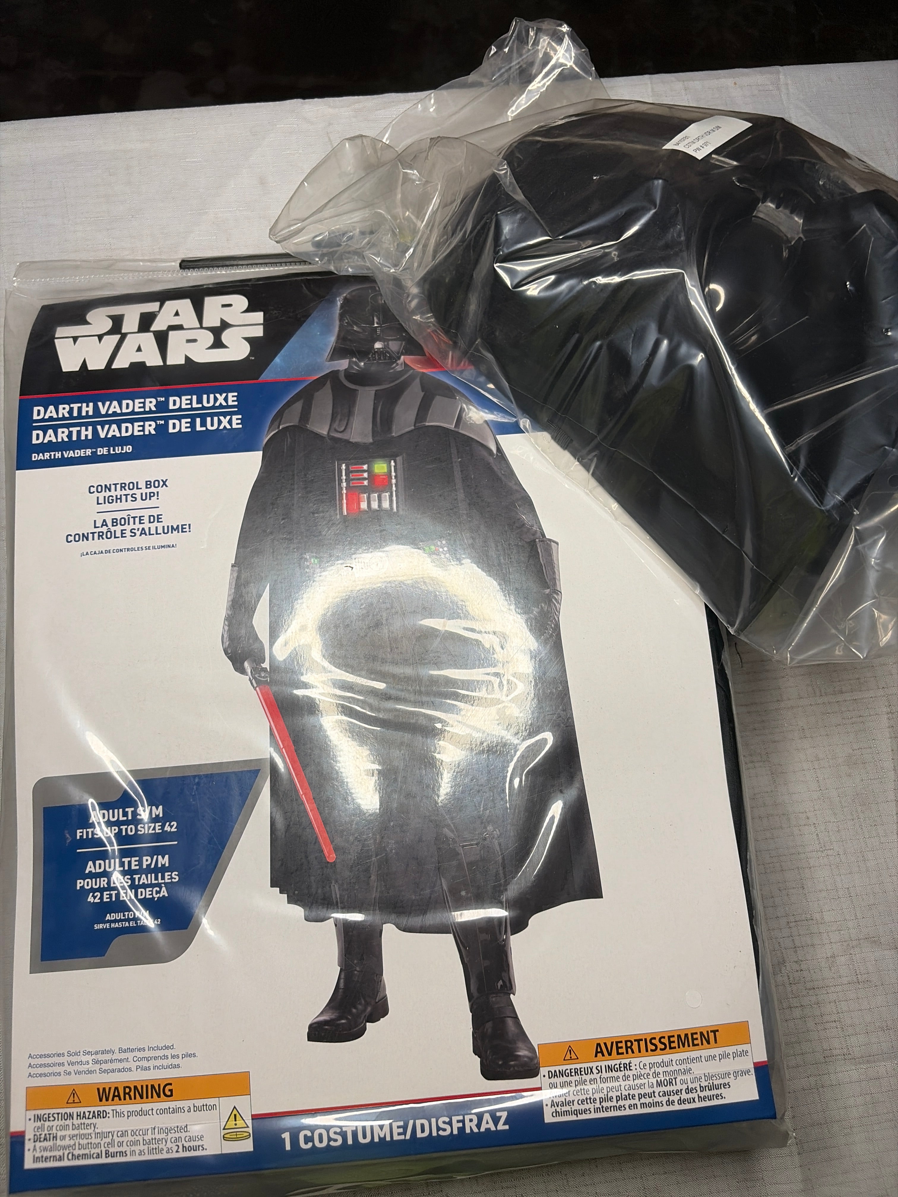 Men's Darth Vader Deluxe Costume - Star Wars Official